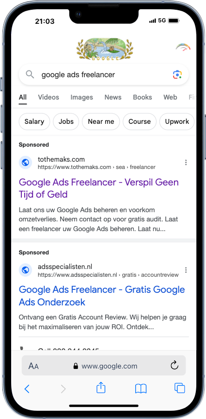 Google Ads - Result